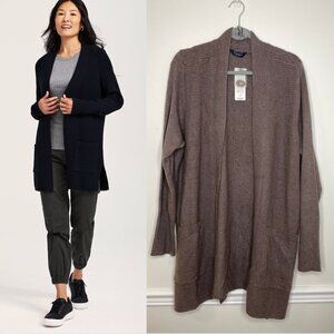 NWT Denver Hays Novelty Stitch Open Waffle Cardigan XXL